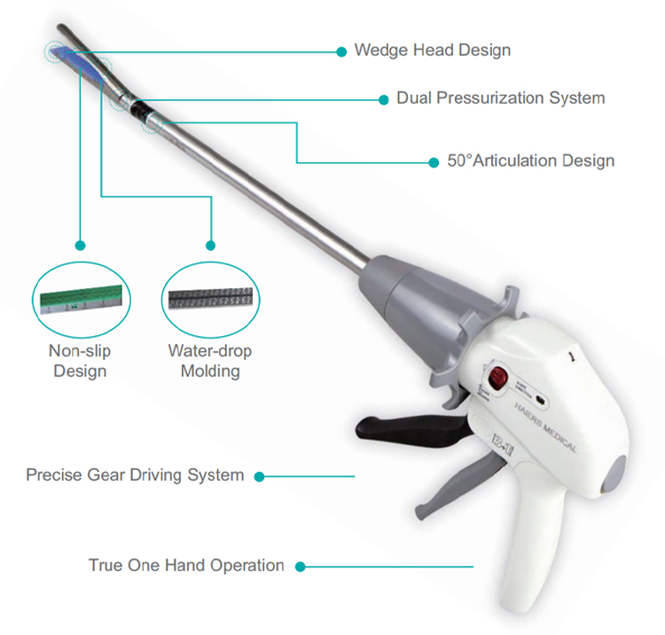 Disposable endo cutter stapler surgical stapler