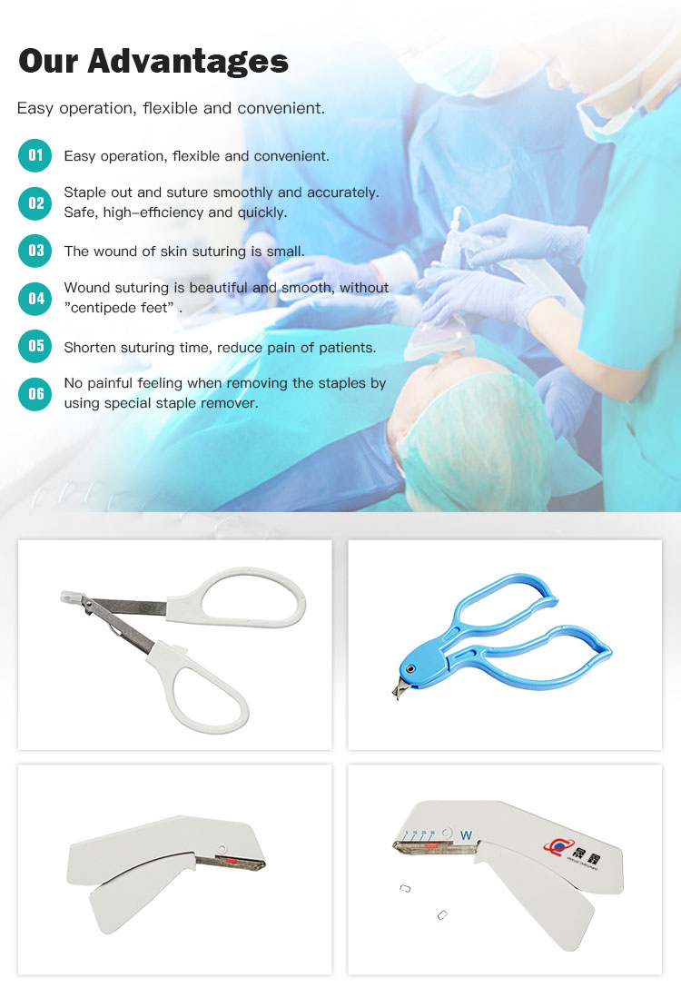 Disposable Skin Stapler for Skin Suture